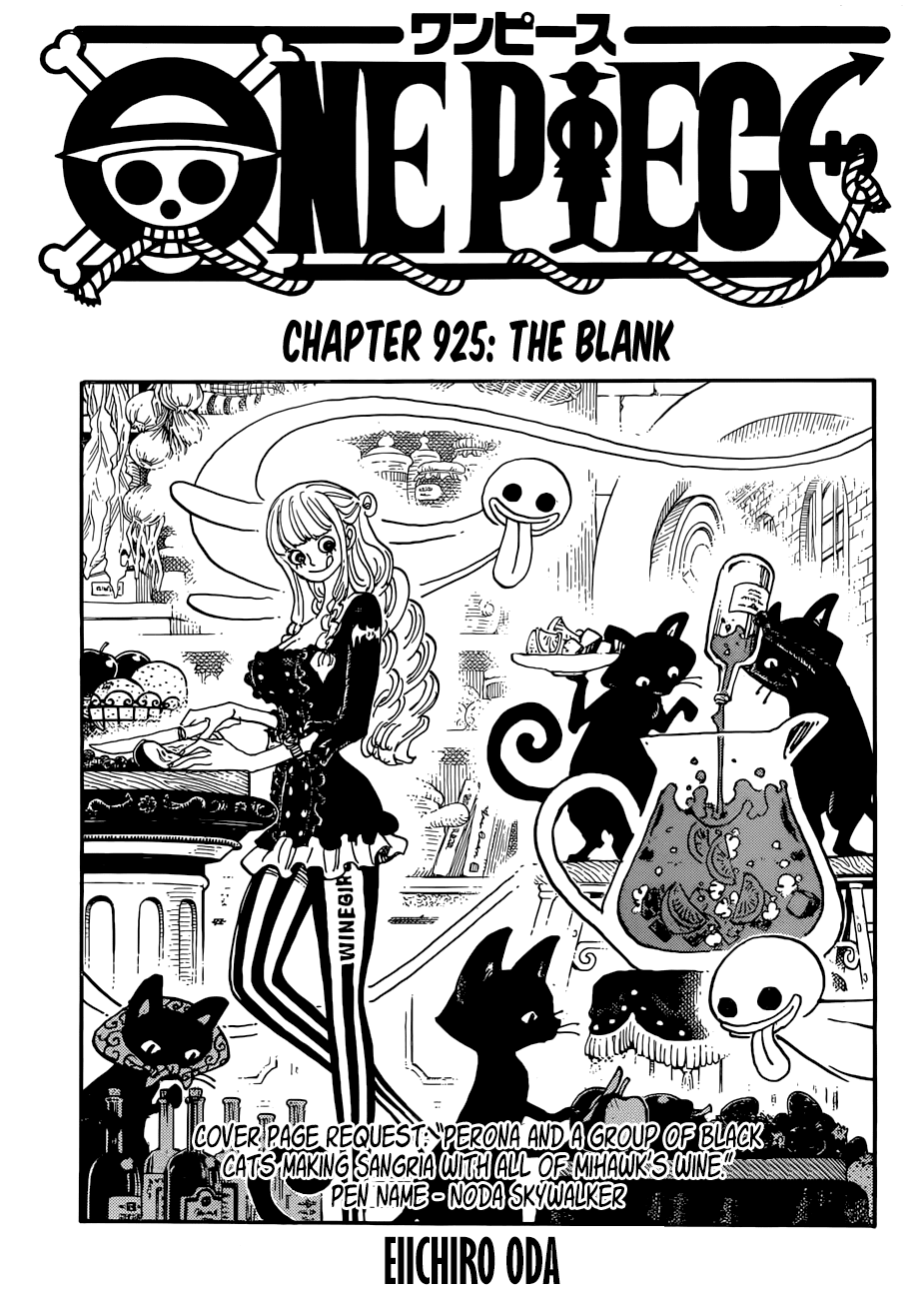 One Piece Chapter 925 1